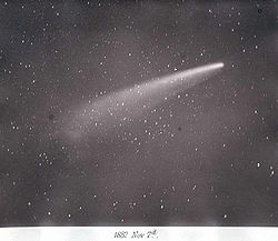 Great Comet of 1882 - Used by permission of WikiPedia
