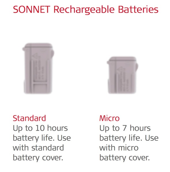 MedEl Rechargeable batteries